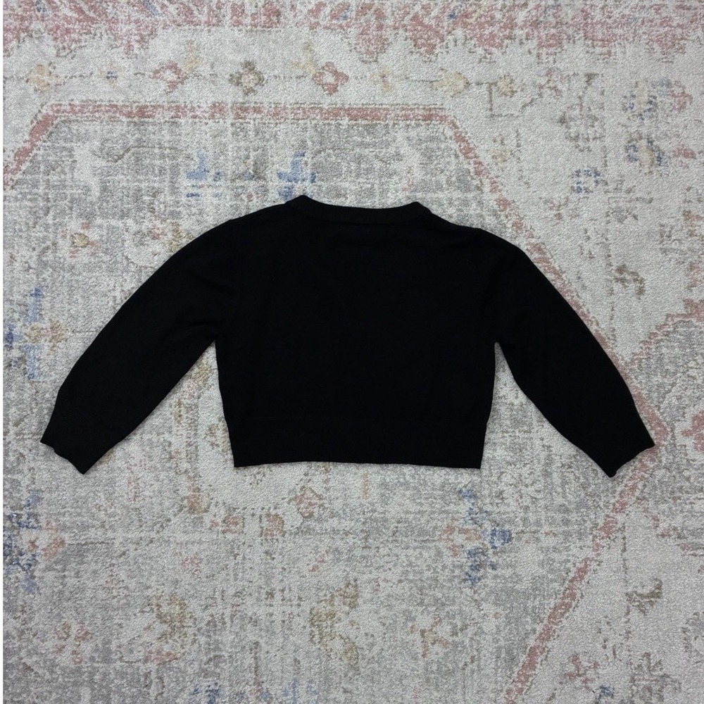 Urban black cropped knit cardigan bolero shrug Dark Romantic Witchy Whimsigoth - Picture 7 of 7